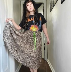 Fun Leopard Print Skirt